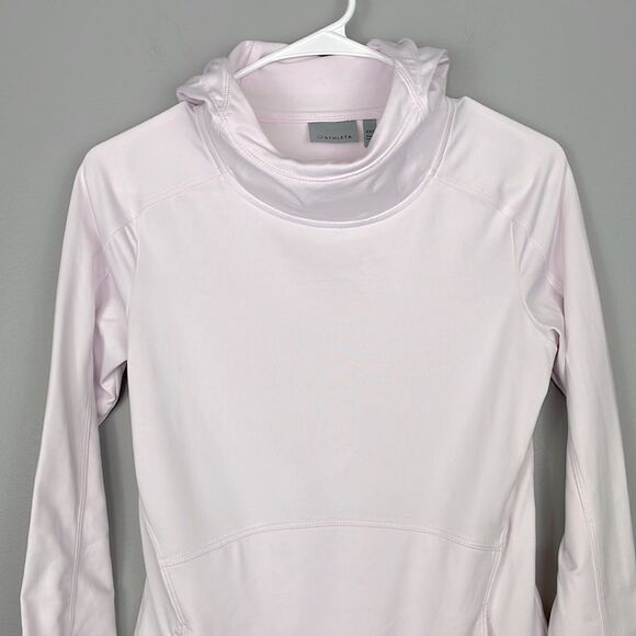 Athleta Scoop Neck Lilac Tech Hoodie. Size XXS. - Picture 2 of 14